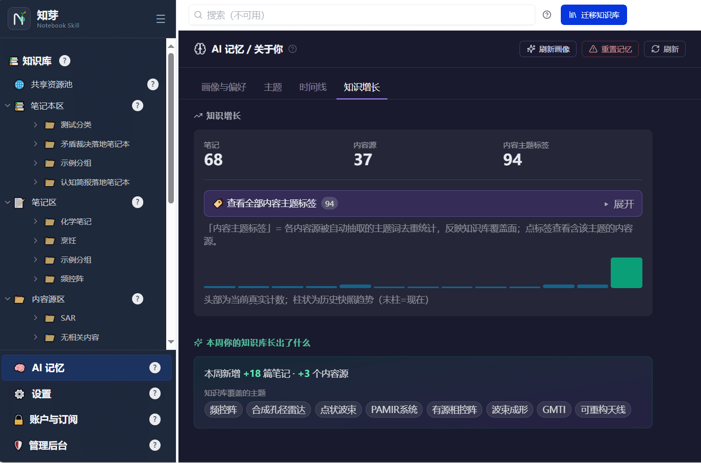 知芽 AI 记忆：它记住的每一条你都能改